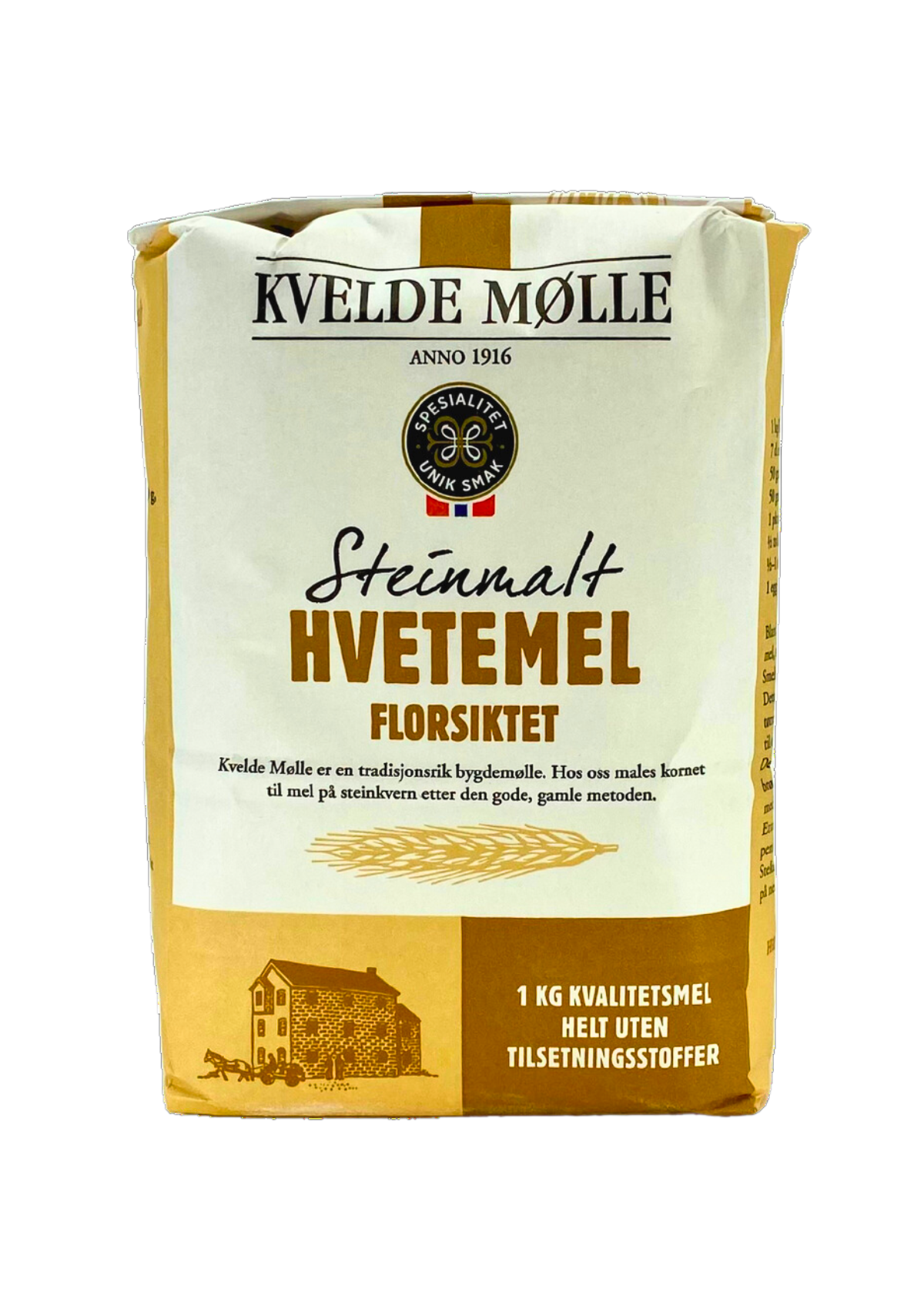 Hvetemel til pizza fra Lågendalen